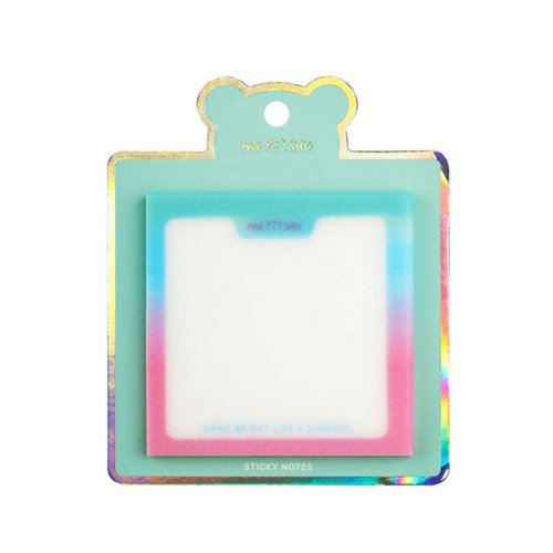 Самоклеящийся блок Meshu Shine Bright 7676 мм прозрачный с дизайном европодвес 50 листов 260₽