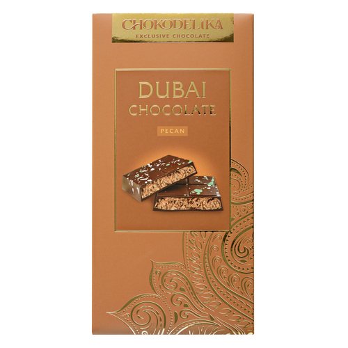 Шоколад темный Dubai Pecan с начинкой 180 гр 1665₽