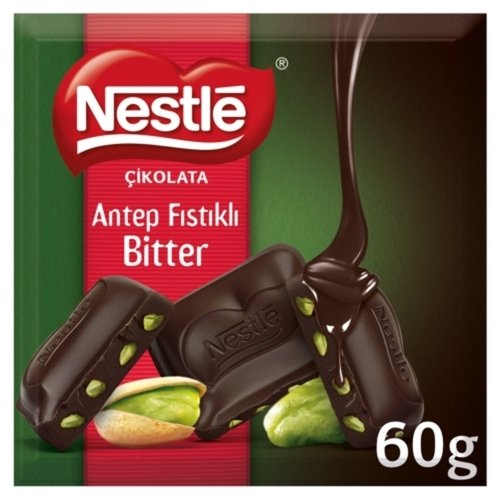 Темный шоколад Nestle c фисташками 60 гр 252₽