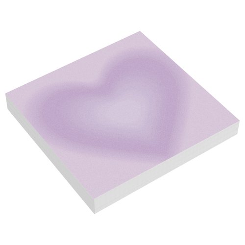 Блок для записей Meshu Purple heart 8,5*8,5 см, 100 листов