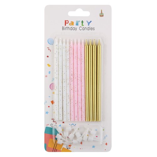 Набор Свечи для торта Кокос 13 см 12 штук П125550 200₽