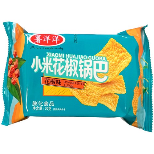 Чипсы Shuyangyang Guoba с перцем 30 гр 81₽