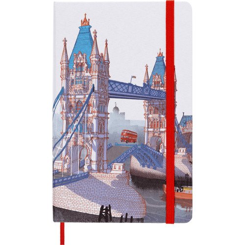 Блокнот Moleskine LE I AM LONDON Large 130х210 мм 240 страниц слоновая кость линейка твердая обложка LEQP060IAMLO 3900₽