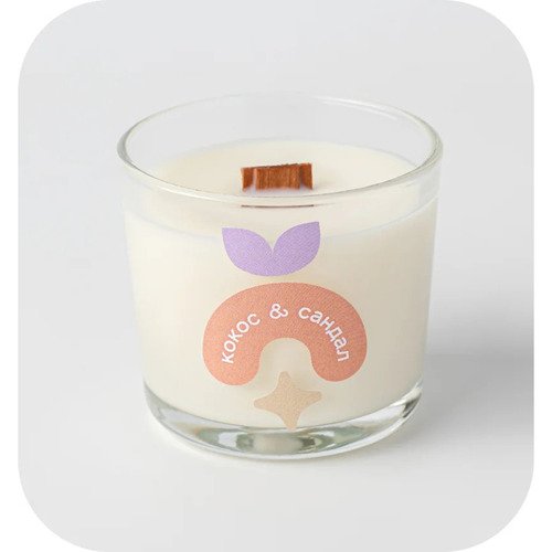 Свеча Кокос и Сантал 90 мл 1190₽