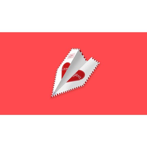 Открытка Самолетик розовый 350₽