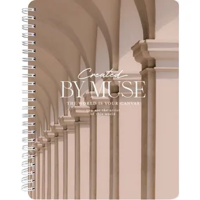 Тетрадь общая Be Smart Muse, 156х207мм, 80л, клетка, колонны