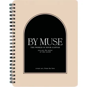 Тетрадь общая Be Smart Muse, 156х207мм, 120л, клетка, молочная рамка