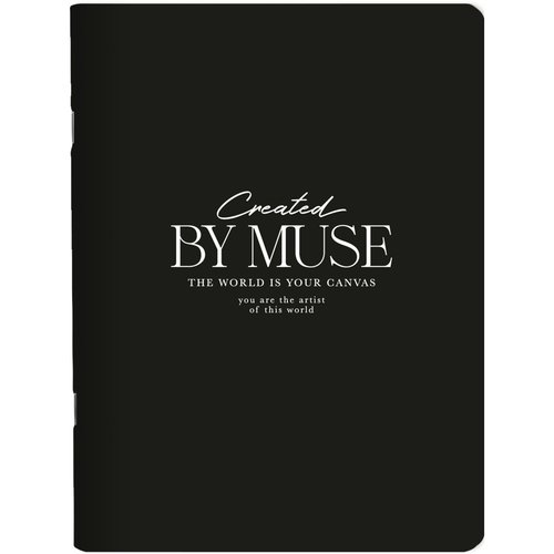 Тетрадь общая Be Smart Muse 165x220мм 48л клетка черный 230₽