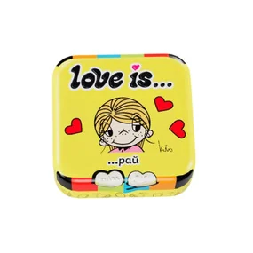 Драже Love is в форме сердца со вкусом морской соли и лимона, 20 грамм