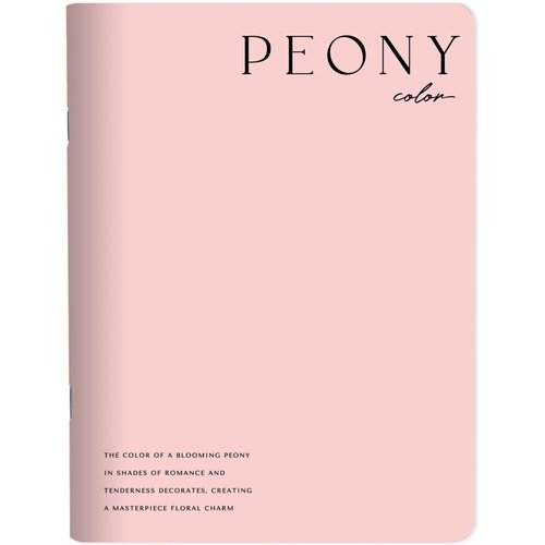 Тетрадь общая Be Smart Peony 165x220 мм 48 листов клетка мягкий переплет скрепка розовый 230₽