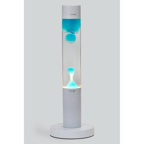 Лава лампа MotionLamps Amperia Slim Бирюзовая - Прозрачная 39 см 3790₽