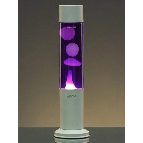 Лава лампа MotionLamps Amperia Tube Белая - Фиолетовая 39 см White 3990₽