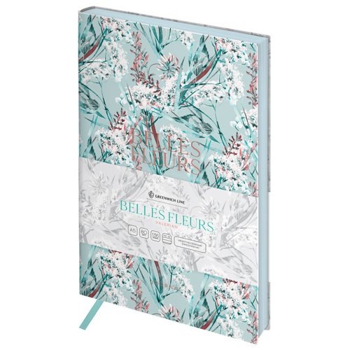 Ежедневник недатированный Greenwich Line Belles Fleurs Valerian А5 136 листов кожзам 1100₽