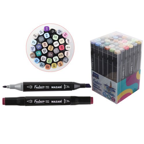 Набор маркеров для скетчинга Mazari Fantasia Architecture 36 штук 1990₽
