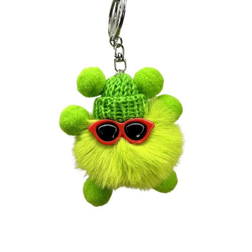 Брелок Esterum Пушистик Зеленый 240₽