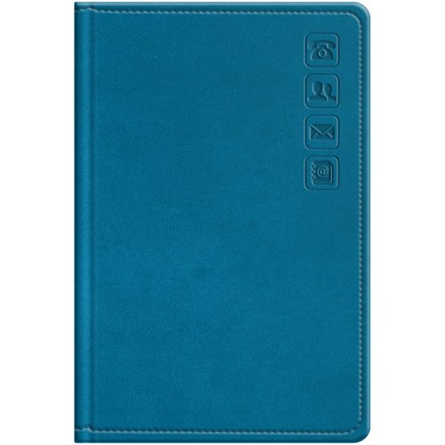 Телефонная книга BG Winner Dark teal А7 64 листа кожзам с вырубкой 410₽