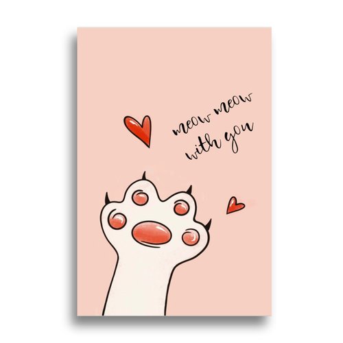 Открытка Мяу-Мяу 160₽