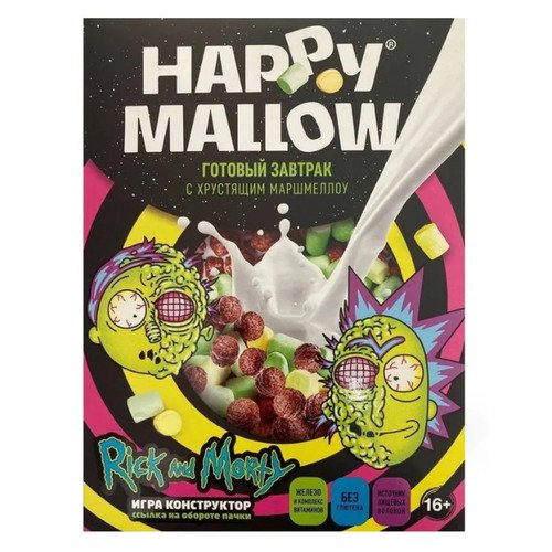 Готовый завтрак Happy Mallow Rick and Morty с маршмеллоу 240 г 711₽