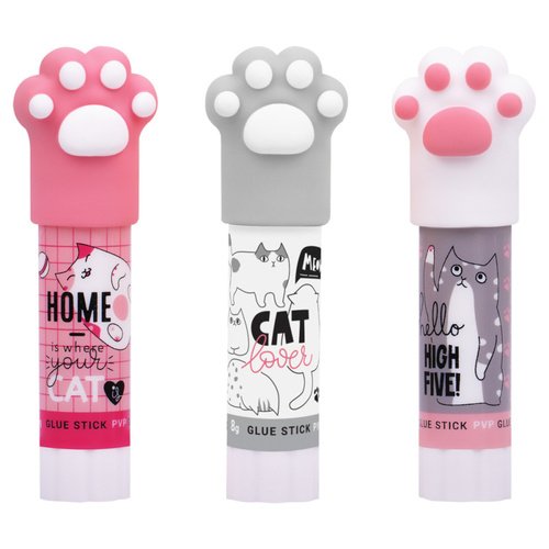 Клей-карандаш MeShu с топпером Paw дисплей бокс ПВП ассорти 8 грамм 190₽