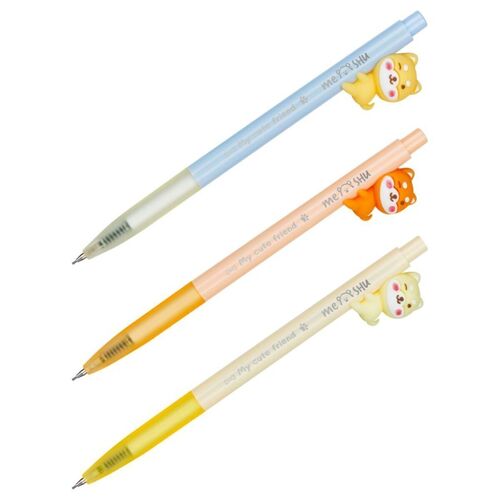 Карандаш механический Meshu Cute dog 07 мм ассорти с топпером 270₽