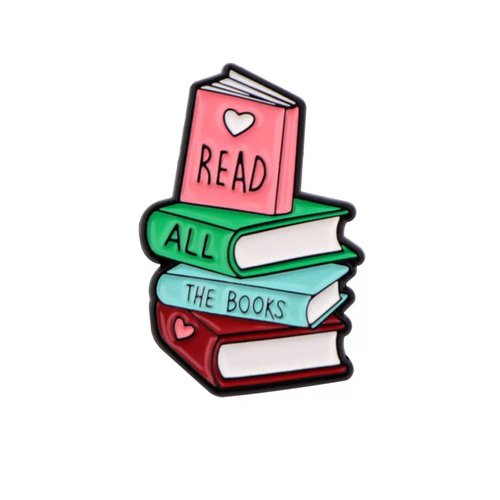 Значок эмалированный Книги