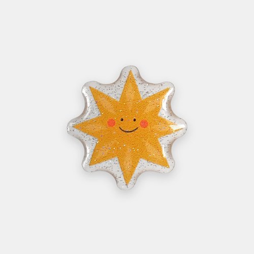Стикер объемный с глиттером Звёздочка 240₽