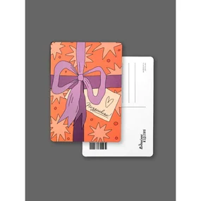 Открытка Лайфстайл. Поздравляю! Подарок