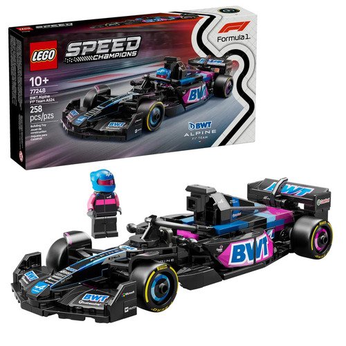 Конструктор Гоночный автомобиль BWT Alpine F1 Team A524 Speed Champions 77248 4290₽