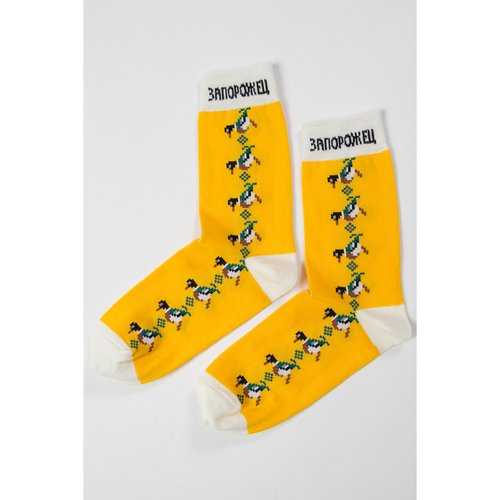 Носки Запорожец Утки пиксель Желтый 35-40 380₽
