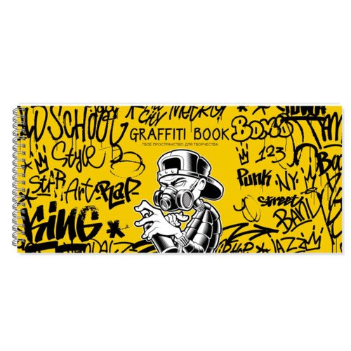 Блокнот для скетчинга Тематический Graffiti book Евроспираль No 2 80₽