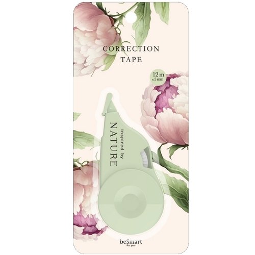 Корректирующая лента Be Smart длина 12 метров ширина 5 мм Peony зеленый 230₽