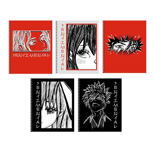 Тетрадь А5 60л Гребень Клетка Sentimental 80₽