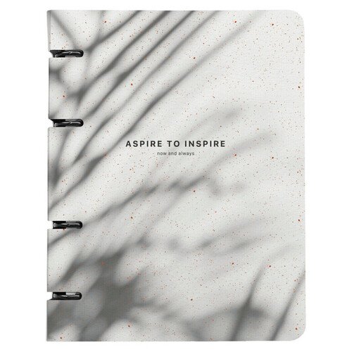 Тетрадь общая Be Smart 163х212 мм 120 л клетка кольцевой механизм картон Sence тень 580₽