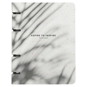 Тетрадь общая, Be Smart, 163х212 мм, 120 л., клетка, кольцевой механизм, картон, Sence, тень