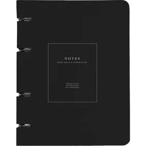 Тетрадь общая, Be Smart, 163х212 мм, 120 л., клетка, кольцевой механизм, картон, Notes, черный