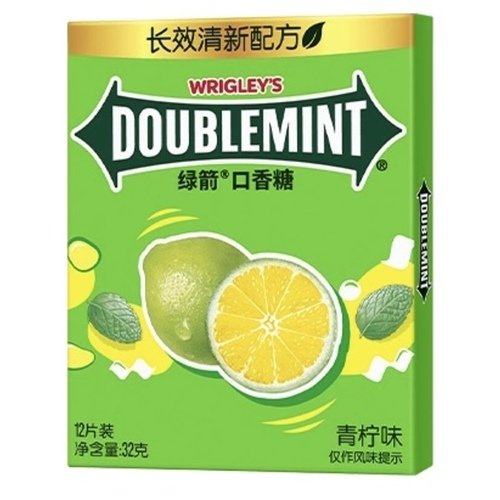 Резинка жевательная Wrigley aposs Doublemint Lime Lemon Gum со вкусом лимона и лайма 405₽