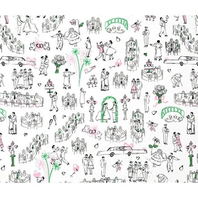 Упаковочная бумага О`Ах эта свадьба