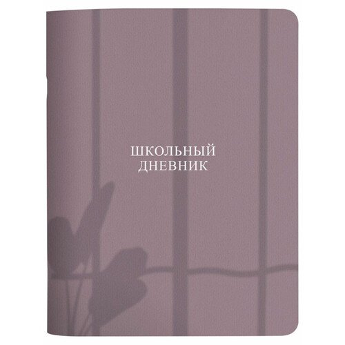 Дневник школьный для старших классов Be Smart 165х213 мм 48 л Shadow фиолетовый 230₽