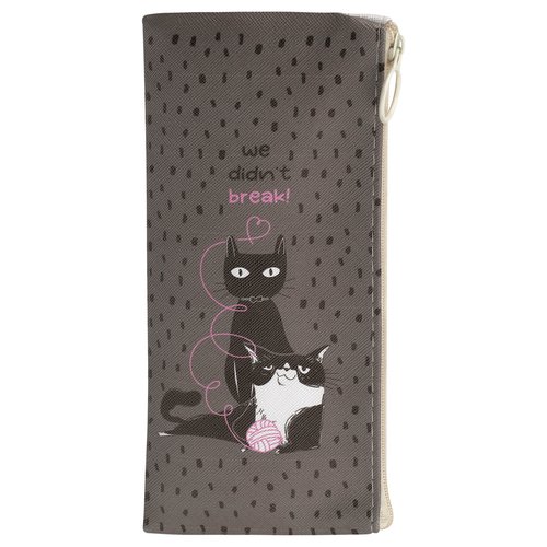 Пенал мягкий MESHU Cats 200х100 искусственная кожа 350₽