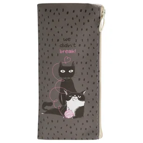 Пенал мягкий MESHU Cats 200х100 , искусственная кожа