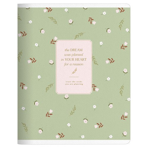 Тетрадь общая ученическая Be Smart 165х203 мм 48 л клетка мягкий переплет скрепка April зеленый 54₽