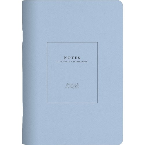 Тетрадь общая, Be Smart, 150х210 мм, 40 л., клетка, скрепка Notes, голубой