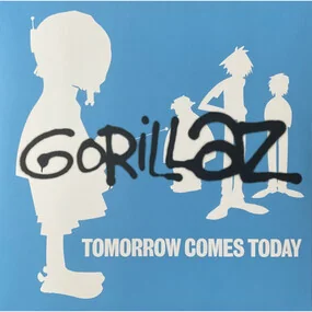Gorillaz - Tomorrow Comes Today (EP) (white and blue) LP