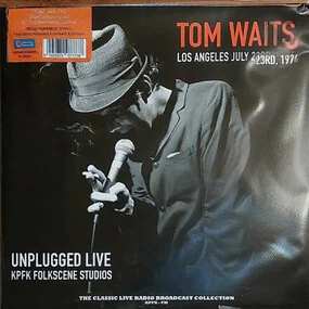 Tom Waits - Unplugged Live At Folkscene Studios' 74 (Orange Marble) LP