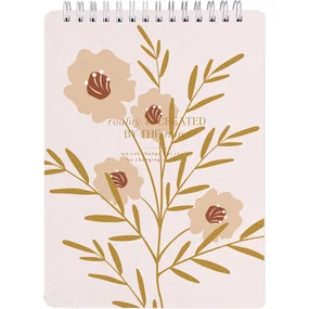 Блокнот Be Smart April, 156х207 мм, клетка, мягкий переплет, спираль, букет, 50 л