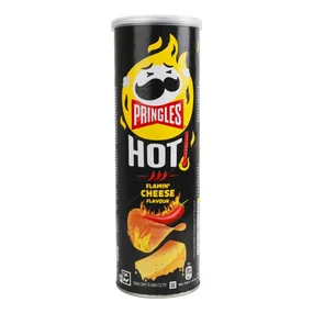 Чипсы Pringles Hot Flamin Сыр и соус Чили, 160 г