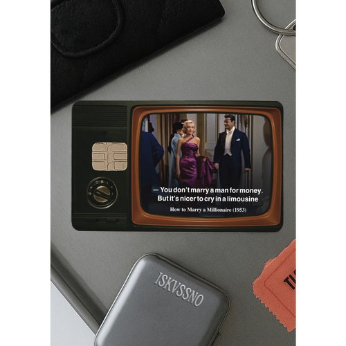 Наклейка матовая на банковскую карту ISKVSSNO Limousine 300₽