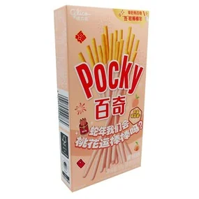 Бисквитные палочки Glico Pocky со вкусом персика, 55 г