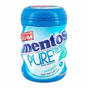 Жевательная резинка Mentos Fresh Mint мята в банке 61,25гр