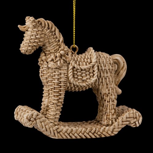 Украшение ErichKrause Лошадка-качалка соломенная 9см 600₽